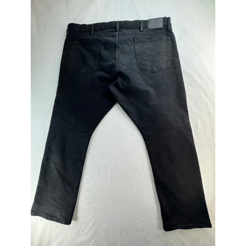 Polo‎ Ralph Lauren Mens Varick Black Slim Straight Leg Jeans Size 42x32 Tag 40